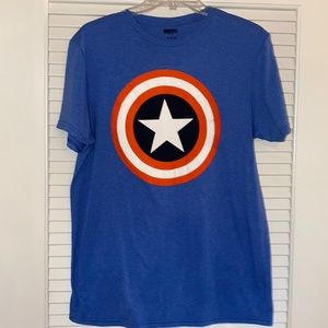 Marvel Capt America T-Shirt, Size M